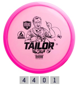 Diskgolfo diskas Midrange Driver TAILOR Active Premium Pink